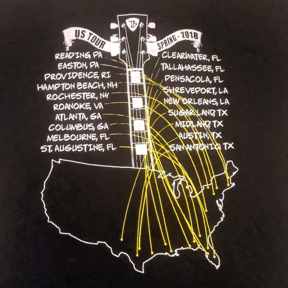 Joe Bonamassa 2018 US Tour women's top - Picture 5 of 6